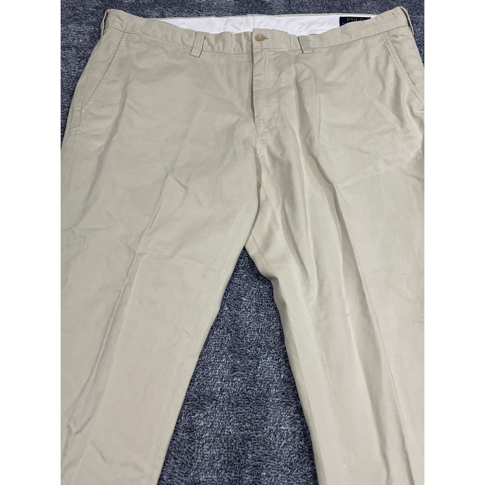 Polo Ralph Lauren Mens Chino Pants 38x30 Tan Khaki Straight Leg 100% Cotton